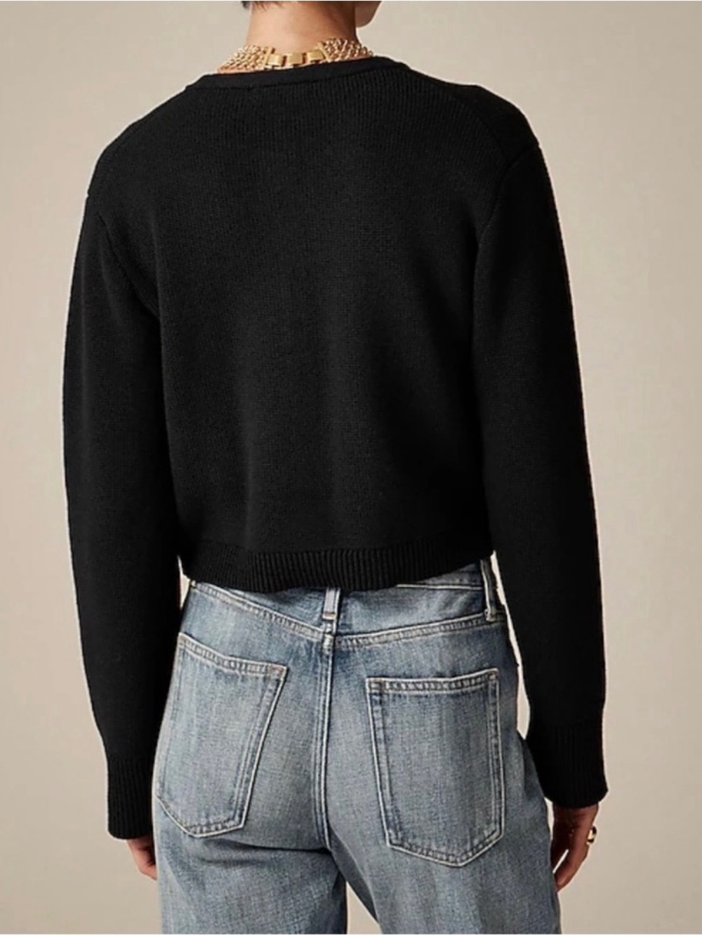 J.Crew New relaxed Emilie sweater lady jacket - Picture 7 of 9